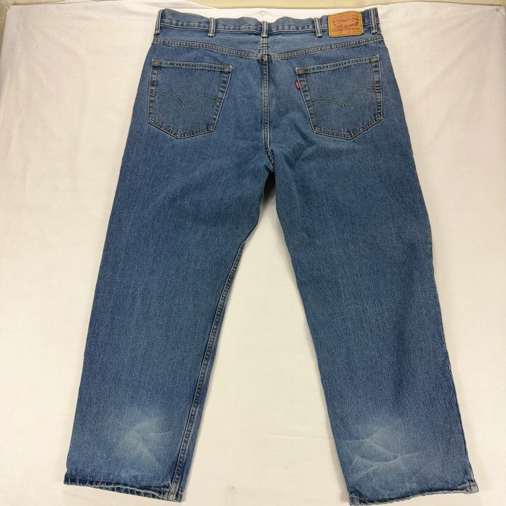 Levi's‎ 550 Relaxed Fit Jeans Blue Denim Classic Straight Leg W42 L30